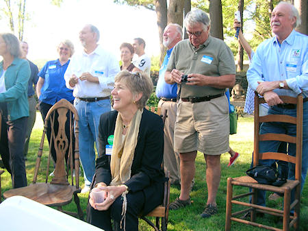 Debora at a Labor Day campaign event in Peterborough Debora at a Labor Day campaign event in Peterborough